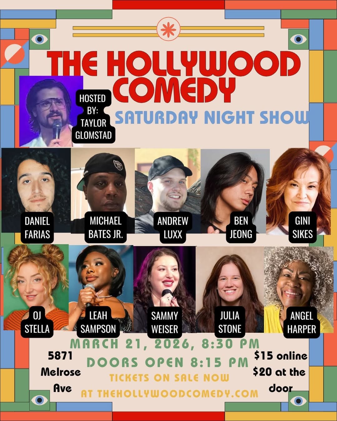 See the Snow Leopard on March 21 at the Hollywood Saturday Night Showcase